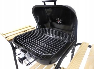 Toya LUND GRILL WĘGLOWY Z REGULACJĄ RUSZTU 45x40cm 17