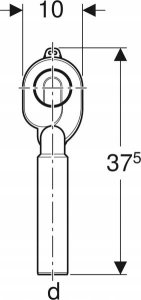 Syfon Geberit Syfon  pisuarowy pionowy [1/10/50] 3
