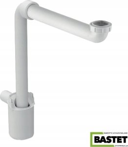 Syfon Geberit Syfon umywalkowy, model do niewielkich pomieszczeń, d32, biały [1/25/200] 2