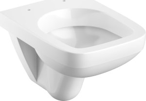 Miska WC Geberit Geberit Selnova Compact Wisząca miska WC, lejowa, B36cm, H34cm, T48cm, krótka, kształt geometryczny [16] 1