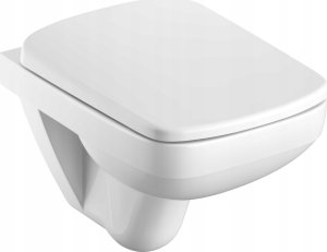 Miska WC Geberit Geberit Selnova Compact Wisząca miska WC, lejowa, B36cm, H34cm, T48cm, krótka, kształt geometryczny [16] 7