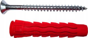 Klimas Kołek rozporowy Klimas Wkręt-met SFXP-08040050 8x40 5x50 uniwersalny gips/tynk opakowanie 100szt 18