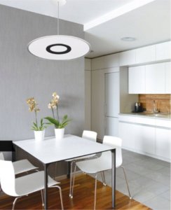 Lampa wisząca BestService Lumax Disc LOR3060C Lampa wisząca nowoczesna zwis panel 30W LED biała 3