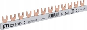 Etipo Blok rozdzielczy 125A 2P 11-zaciskowy EDB-211 Etibox ETI Polam 001102301 2