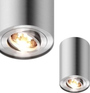 Lampa sufitowa Zumaline Zuma Line Rondoo 44805-N spot lampa sufitowa 1x50W GU10 srebrny 1