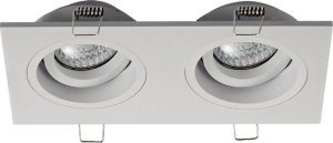 Zumaline Zuma Line Chuck DL2 Square 20068-WH-N oczko lampa wpuszczana downlight koło 2x50W GU10 białe 1