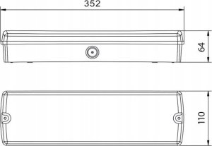 Intelight Oprawa awaryjna LED Intelight Orion MT INLEWA 91895/41628 10xLED 4W 104lm 3h SA/A IP65 4