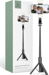 Selfie stick Tech-Protect TECH-PROTECT L05S BLUETOOTH SELFIE STICK TRIPOD & LED LIGHT BLACK 1