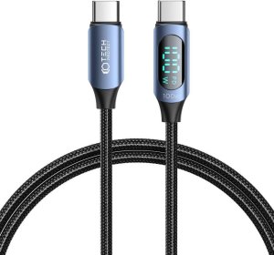 Kabel USB Tech-Protect USB-C - USB-C 1 m Niebieski (5906203690657) 1