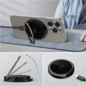 Ładowarka Tech-Protect TECH-PROTECT QI15W-A33 MAGNETIC MAGSAFE WIRELESS CHARGER BLACK 5