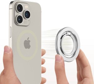 Tech-Protect TECH-PROTECT MMR300 MAGNETIC MAGSAFE PHONE RING SILVER 3