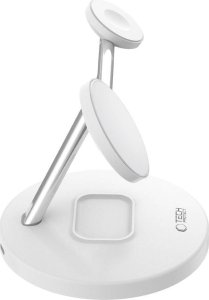 Ładowarka Tech-Protect TECH-PROTECT QI15W-A35 3IN1 MAGNETIC MAGSAFE WIRELESS CHARGER WHITE 5