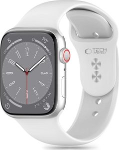 Tech-Protect TECH-PROTECT SILICONE APPLE WATCH 4 / 5 / 6 / 7 / 8 / 9 / SE (38 / 40 / 41 MM) WHITE 1