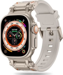 Tech-Protect TECH-PROTECT DELTA PRO APPLE WATCH 4 / 5 / 6 / 7 / 8 / 9 / SE / ULTRA 1 / 2 (42 / 44 / 45 / 49 MM) STARLIGHT/TITANIUM 1