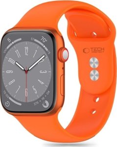 Tech-Protect TECH-PROTECT SILICONE APPLE WATCH 4 / 5 / 6 / 7 / 8 / 9 / SE (38 / 40 / 41 MM) BRIGHT ORANGE 1