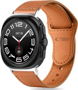 Tech-Protect TECH-PROTECT LEATHERFIT SAMSUNG GALAXY WATCH ULTRA (47 MM) BROWN 1