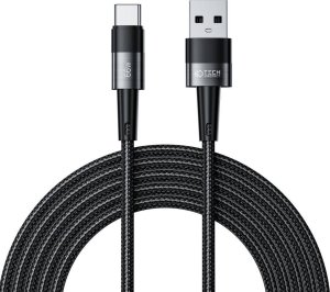 Kabel USB Tech-Protect USB-A - USB-C 3 m Szary (9319456607352) 1