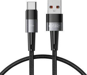 Kabel USB Tech-Protect USB-A - USB-C 0.5 m Czarny (9319456607499) 1