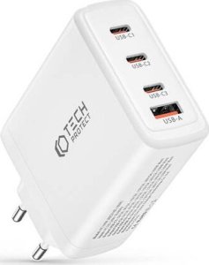 Ładowarka Tech-Protect TECH-PROTECT NC100W-GAN 4-PORT NETWORK CHARGER PD100W/QC3.0 WHITE 2