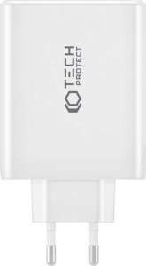 Ładowarka Tech-Protect TECH-PROTECT NC100W-GAN 4-PORT NETWORK CHARGER PD100W/QC3.0 WHITE 3