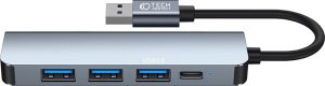 HUB USB Tech-Protect V0-HUB ADAPTER 5IN1 GREY 3