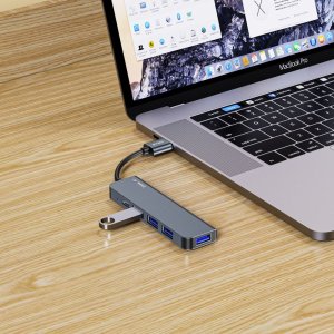 HUB USB Tech-Protect V0-HUB ADAPTER 5IN1 GREY 6