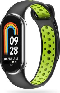 Tech-Protect TECH-PROTECT SOFTBAND XIAOMI SMART BAND 8 / 9 / NFC BLACK/LIME 1