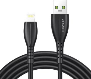 Kabel USB Awei USB-A - Lightning Czarny 2