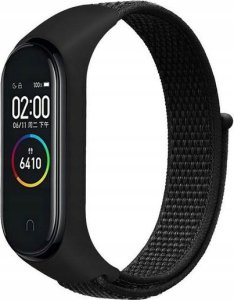 Beline Beline pasek Mi Band 7/6/5/4/3 NylonLoop czarny/black 1