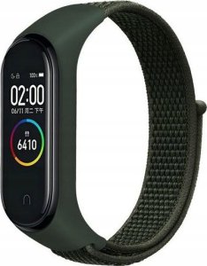 Beline Beline pasek Mi Band 7/6/5/4/3 NylonLoop zielony/green 1