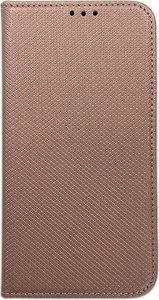Etui Smart Magnet book Honor Magic5 Lite różowo złoty/rose gold 4
