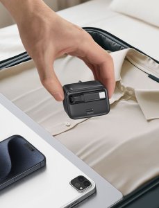 Ładowarka Usams USAMS Ład. siec. 1xUSB-C ze zwijanym kablem USB-C Retractable PD+QC 20W Gan Fast Charging biały/white YC Series CC233TC02 (US-CC233) 17