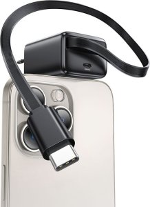 Ładowarka Usams USAMS Ład. siec. 1xUSB-C ze zwijanym kablem USB-C Retractable PD+QC 30W Gan Fast Charging biały/white YC Series CC241TC02 (US-CC241) 7