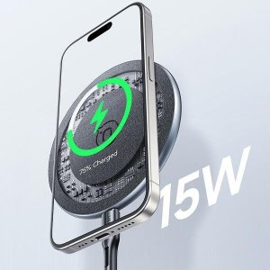 Ładowarka Usams USAMS Ład. indukcyjna US-CD223 15W czarny/black CD223ZJ01 4