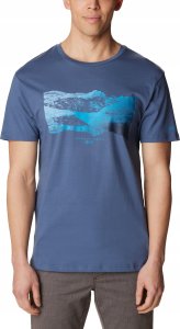 Columbia Columbia Path Lake II Graphic Tee 1934814481 Niebieskie M 1