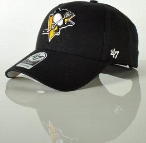 47 Brand 47 Brand NHL Pittsburgh Penguins MVP H-MVP15WBV-BKB Czarne One size 2