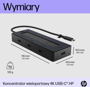 HUB USB HP 4K Usb-C Multiport Hub 8