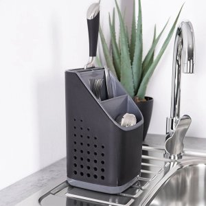 Vilde Ociekacz na sztućce, noże kuchenne, czarny (229074) 6