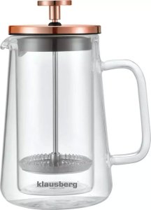 Klausberg ZAPARZACZ TŁOKOWY DO KAWY/HERBATY TERMICZNY 350ml KLAUSBERG KB-7723 8