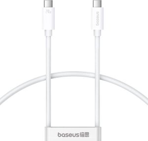 Kabel USB Baseus USB-C - USB-C 1.8 m Biały (BSU4921) 1