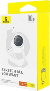 Kabel USB Baseus USB-C - USB-C + microUSB + Lightning 1.1 m Biały (BSU4919) 7