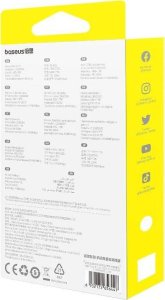 Kabel USB Baseus USB-C - USB-C + microUSB + Lightning 1.1 m Biały (BSU4919) 8