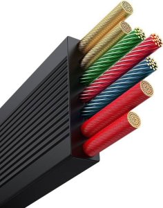 Kabel USB Baseus USB-C - USB-C + microUSB + Lightning 1.1 m Czarny (BSU4920) 6