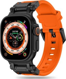 Tech-Protect Pasek Tech-Protect Delta Pro Apple Watch 4/5/6/7/8/9/SE/Ultra 42/44/45/49mm Orange/black 1