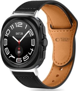 Tech-Protect Pasek Tech-Protect Leatherfit Samsung Galaxy Watch Ultra 47mm Black 1