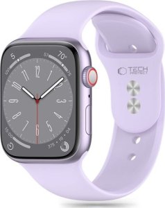 Tech-Protect Pasek Tech-Protect Silicone Apple Watch 4/5/6/7/8/9/SE / Ultra 1/2 42/44/45/49mm Elegant Purple 1