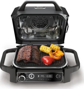 Grill elektryczny Ninja Ninja OG701DE Woodfire Outdoor Tischgrill 2