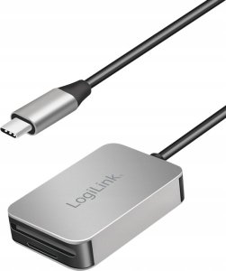 Czytnik LogiLink LogiLink USB 3.0 Dual-Kartenleser USB-C/SD/microSD alu 3
