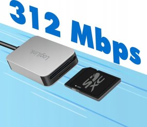 Czytnik LogiLink LogiLink USB 3.0 Dual-Kartenleser USB-C/SD/microSD alu 5
