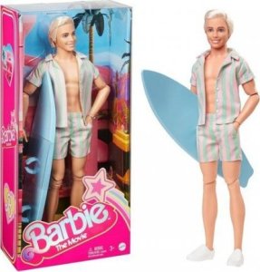 Lalka Barbie Mattel *****Barbie The Movie Ken surfer z deską HPJ97 /3 1